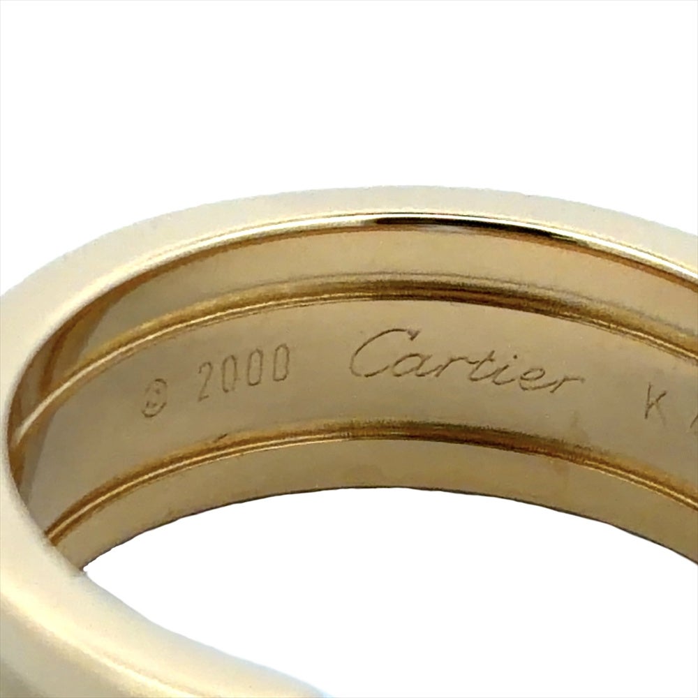 カルティエ Cartier C2 リング 指輪 #50 K18YG 7.4g イエローゴールド