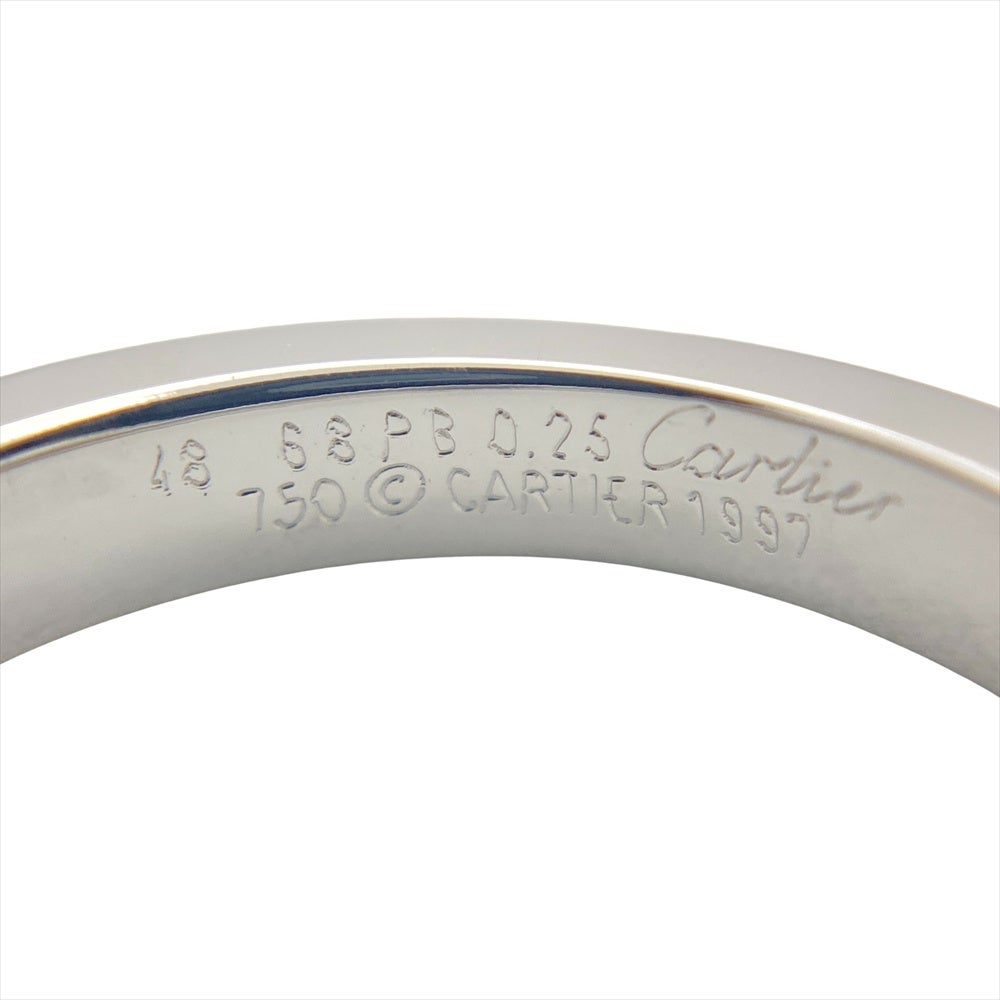 カルティエ Cartier タンク リング 指輪 ダイヤモンド 0.25ct #48
