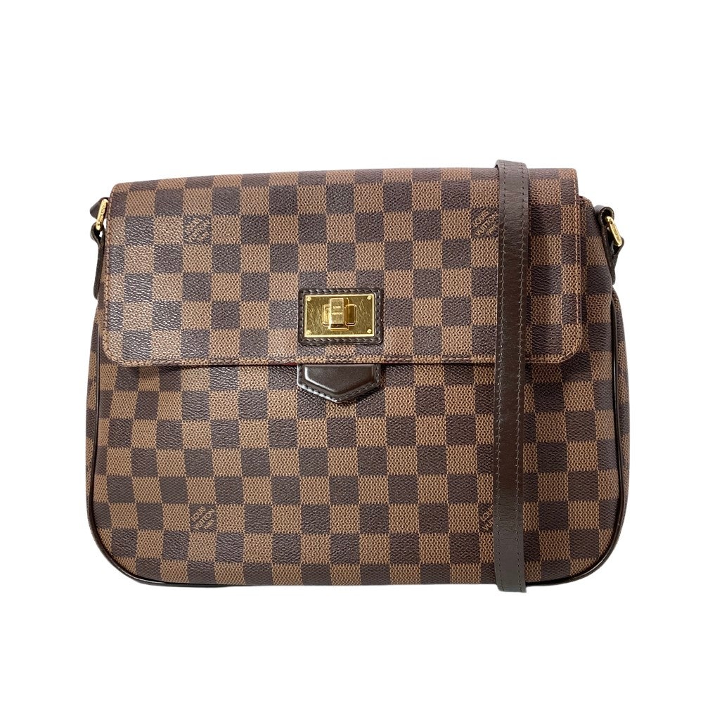 本物 ルイヴィトン LOUIS VUITTON LV ブザス ローズベリー ダミエ エベヌ ショルダーバッグ ポシェット ブラウン N41178 ビトン バッグ 中古・ ルイヴィトン LOUIS VUITTON ブサス ローズベリー ショルダーバッグ