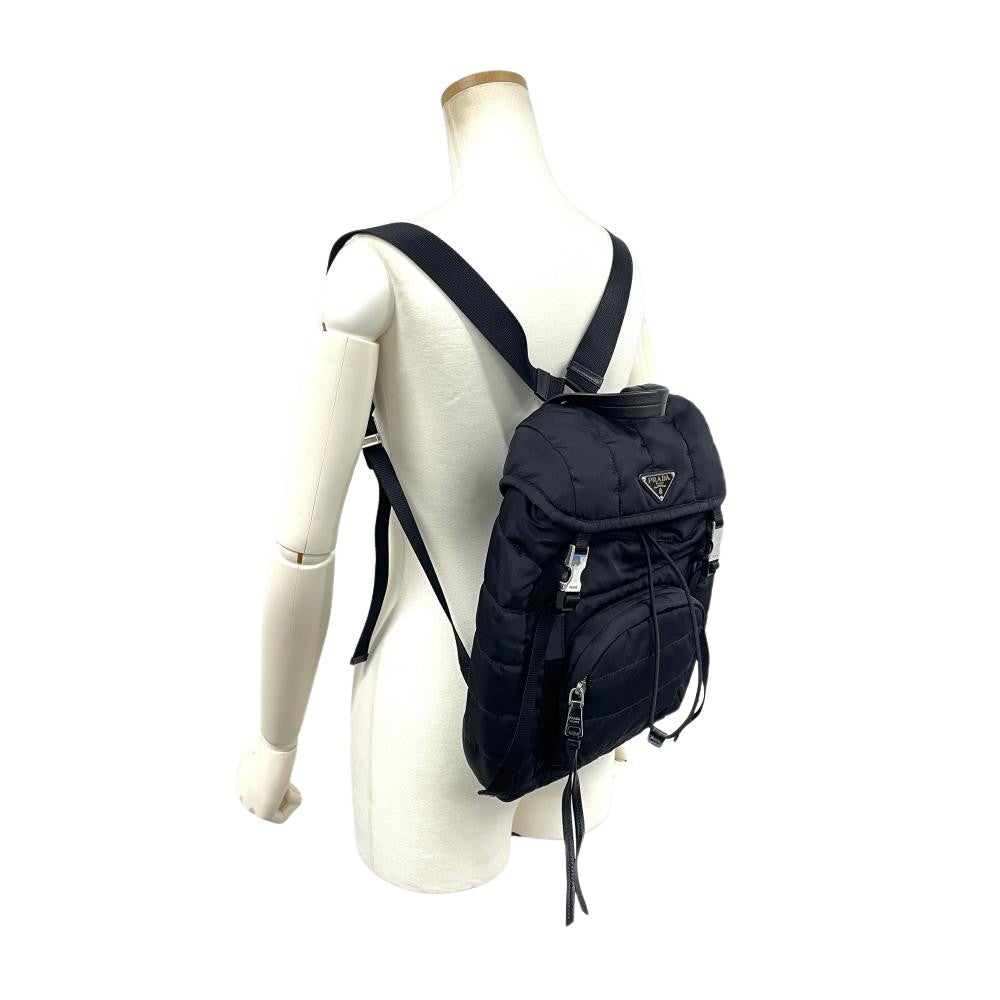 プラダ PRADA ナイロン キルティング リュック ナイロン レザー 1BZ002