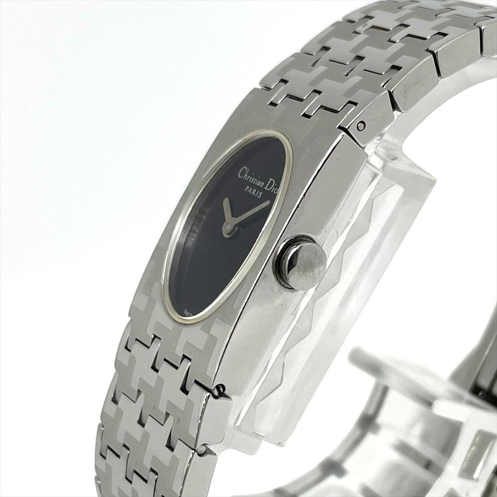 ディオール Dior D70-100 ミスディオール 腕時計 ブラック文字盤 稼働