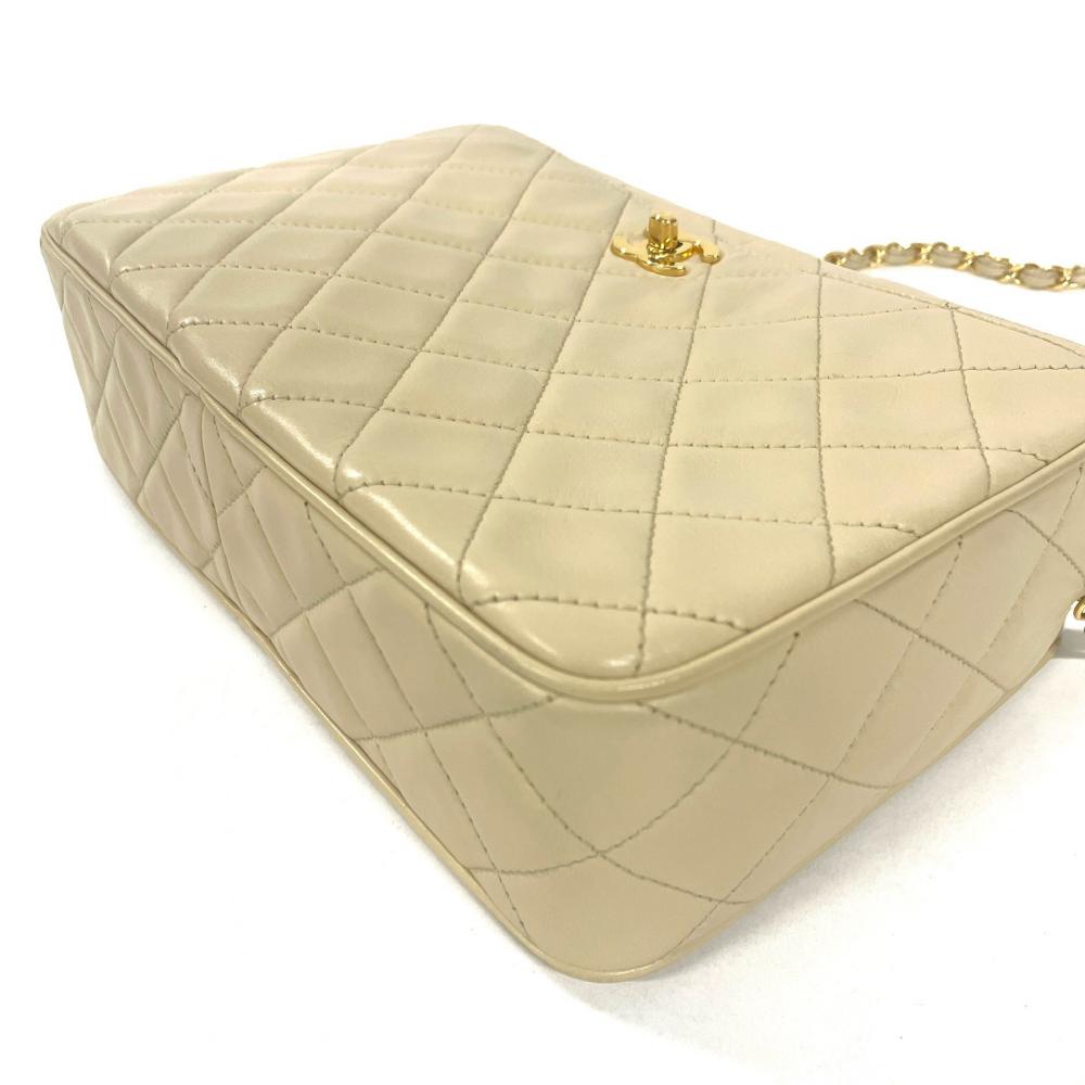 シャネル CHANEL マトラッセ チェーン ショルダーバッグ ラムスキン