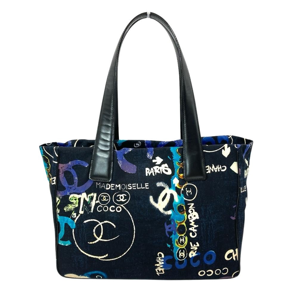 シャネル CHANEL ニュートラベルライン グラフィティ トートバッグ