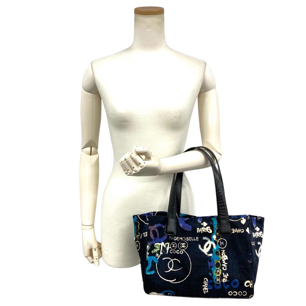 シャネル CHANEL ニュートラベルライン グラフィティ トートバッグ