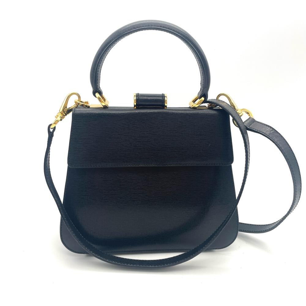 フェラガモ Ferragamo ガンチーニ ミニ がま口 ハンドバッグ 2WAY