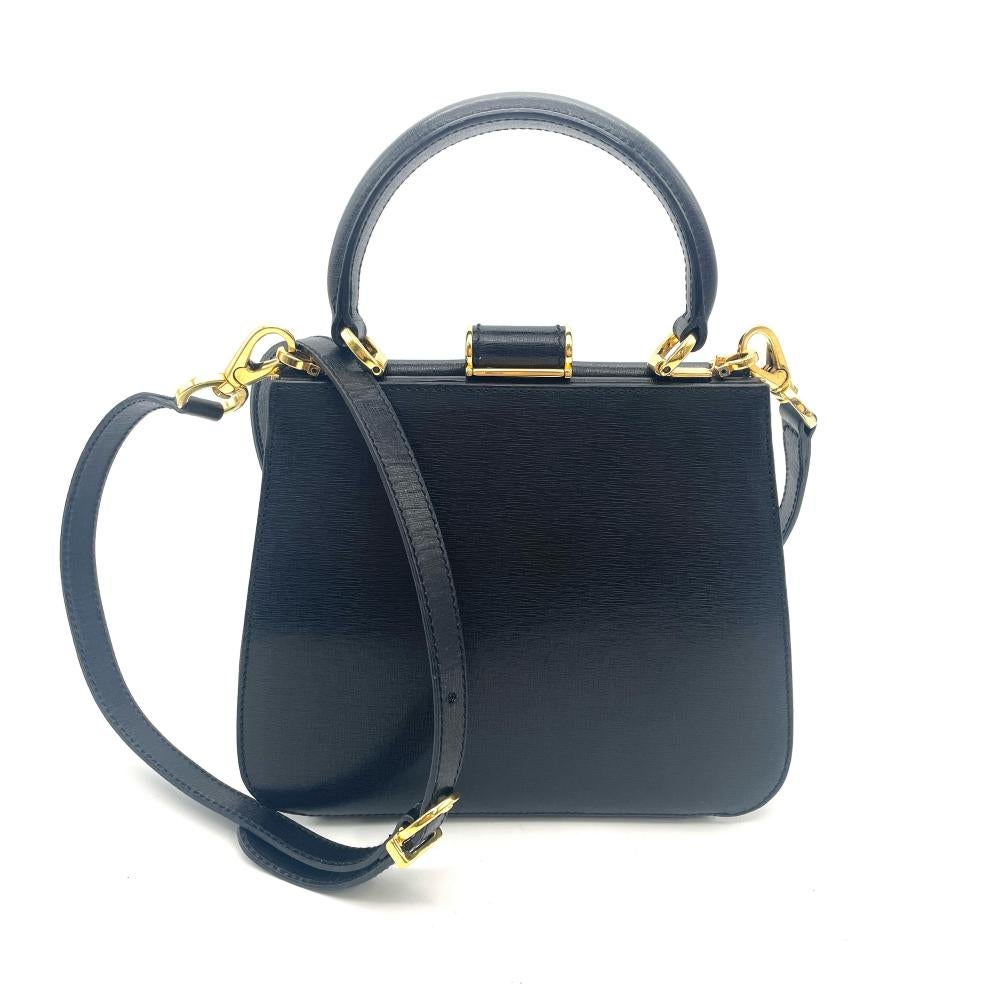 フェラガモ Ferragamo ガンチーニ ミニ がま口 ハンドバッグ 2WAY