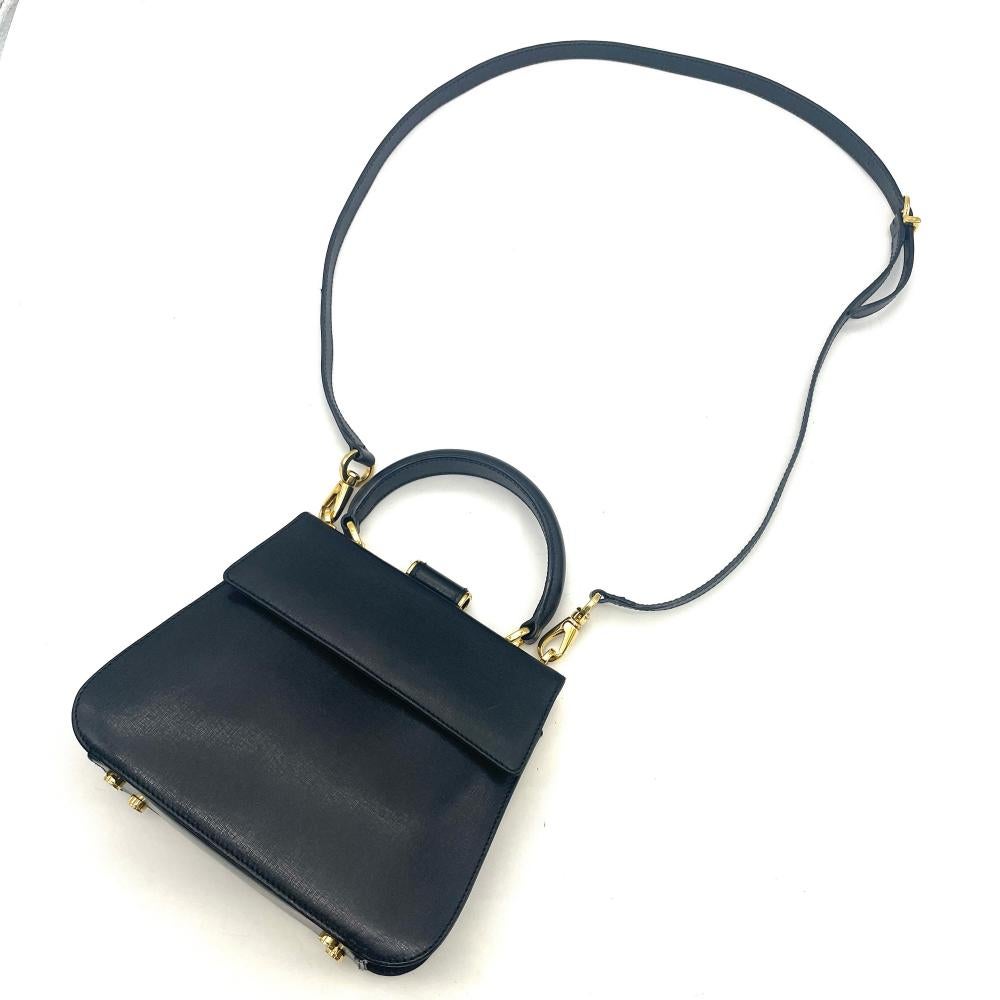 フェラガモ Ferragamo ガンチーニ ミニ がま口 ハンドバッグ 2WAY
