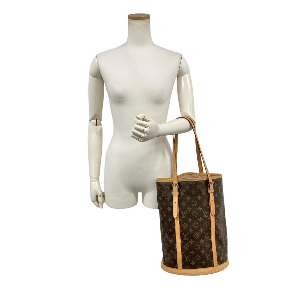 ルイヴィトン LOUIS VUITTON バケット GM トートバッグ モノグラム