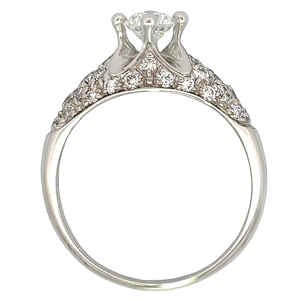ブルガリコロナリング　７ポイントダイヤモンド　8.５号 ブルガリ BVLGARI コロナ ソリテール リング 指輪 ダイヤモンド 0.30ct