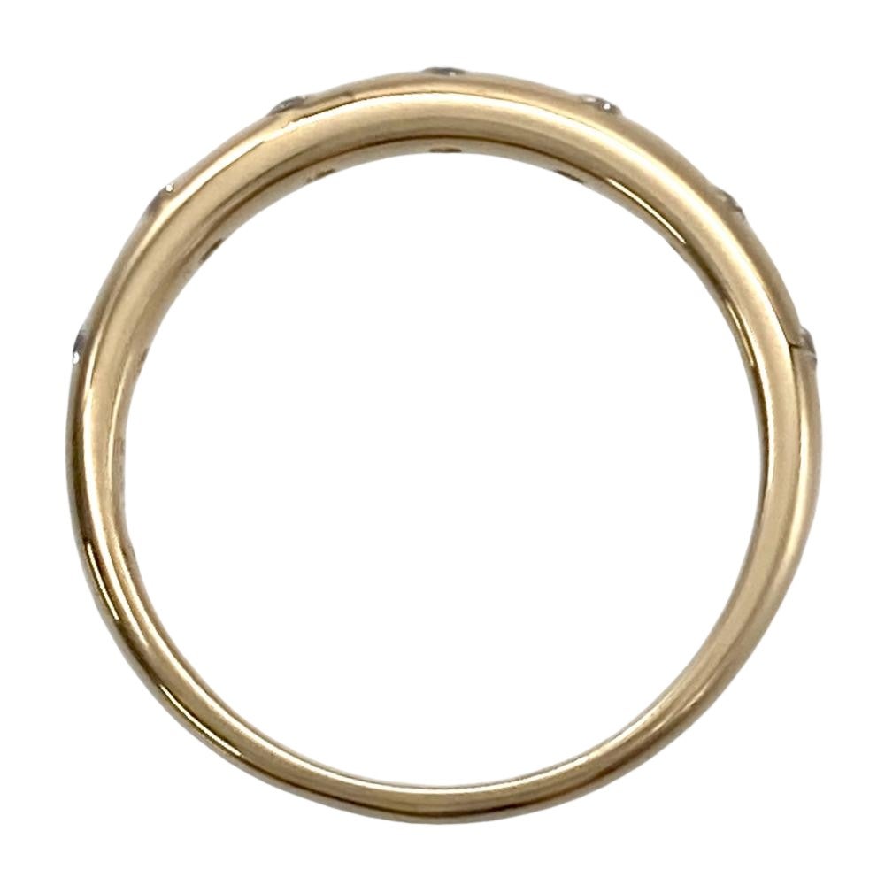 ブルガリ BVLGARI フェディ 7P リング 指輪 ダイヤモンド 約9号 K18YG