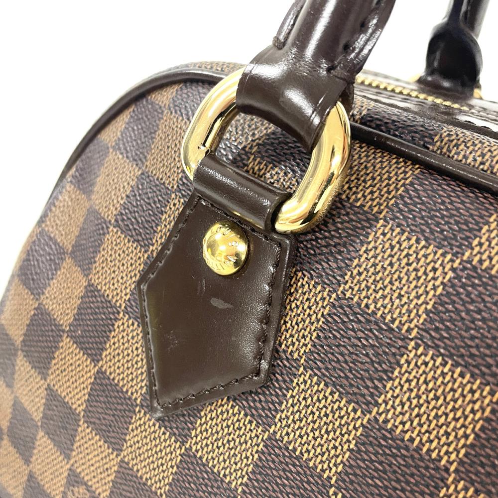美品LOUIS VUITTON ダミエ ドゥオモ ハンドバッグN60008エベヌ ルイヴィトン LOUIS VUITTON ドゥオモ ハンドバッグ ダミエ エベヌ