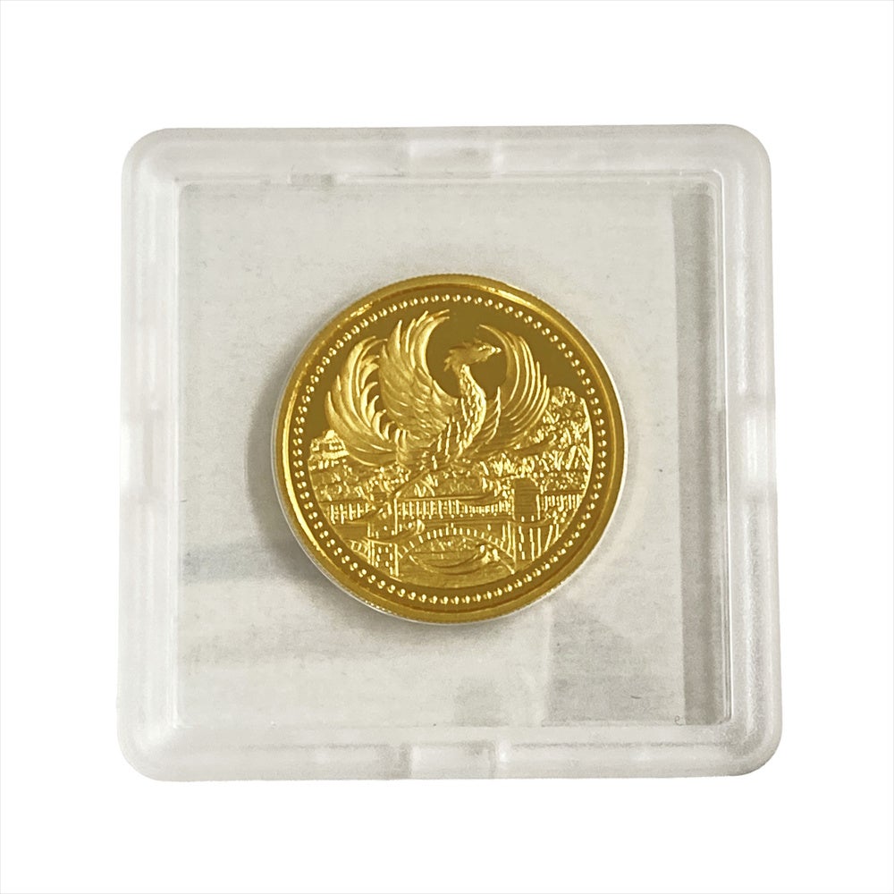 天皇陛下 御在位六十年記念 10万円 金貨幣 昭和61年 純金 20g 金貨