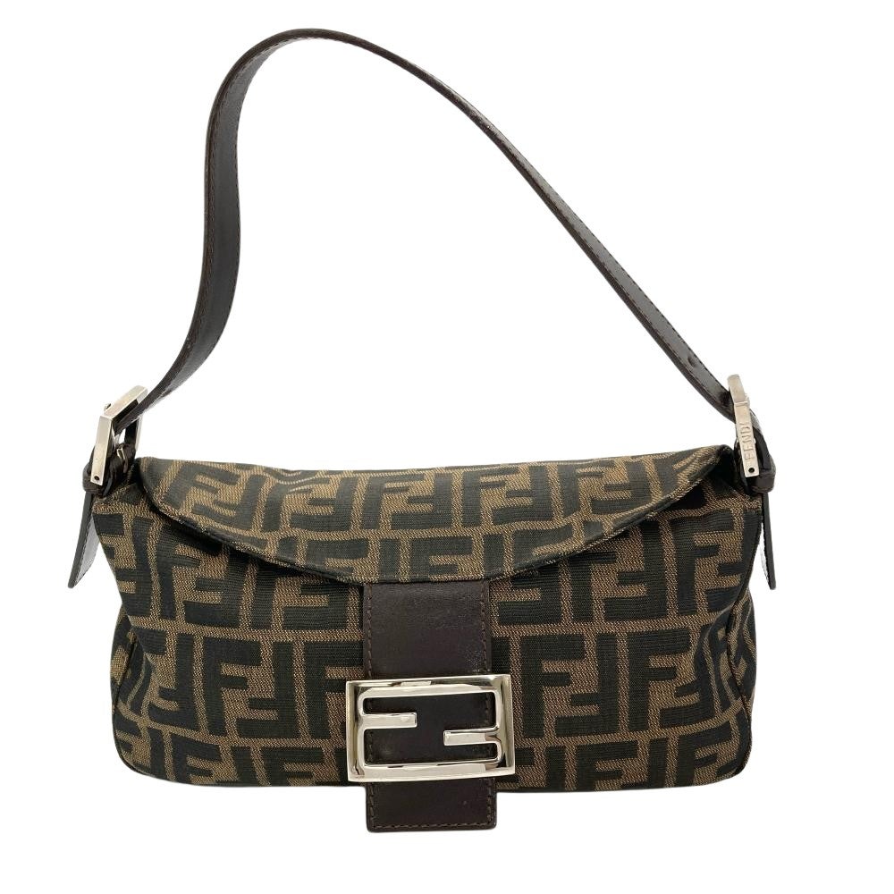 フェンディ FENDI ズッカ マンマバケット ショルダーバッグ キャンバス
