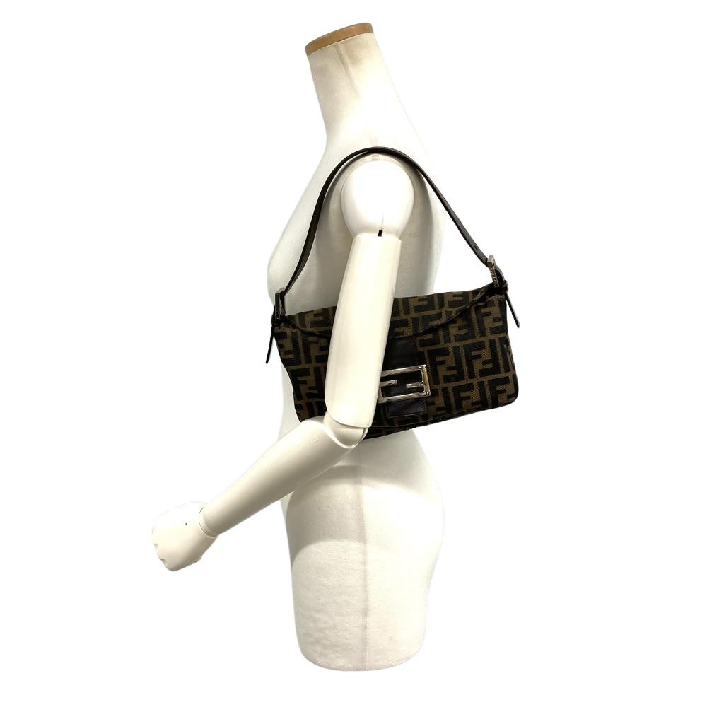 フェンディ FENDI ズッカ マンマバケット ショルダーバッグ キャンバス