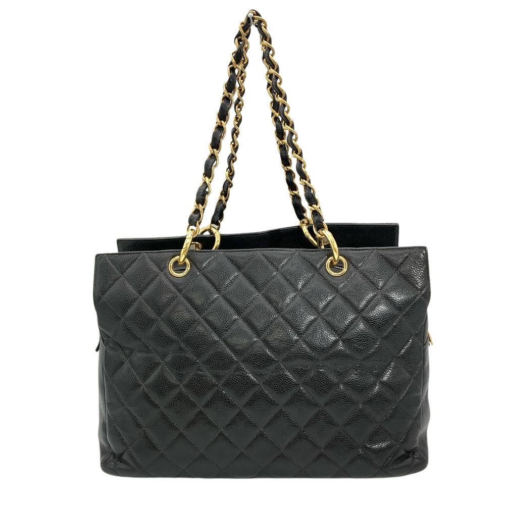 シャネル CHANEL マトラッセ キャビアスキン チェーン ショルダー