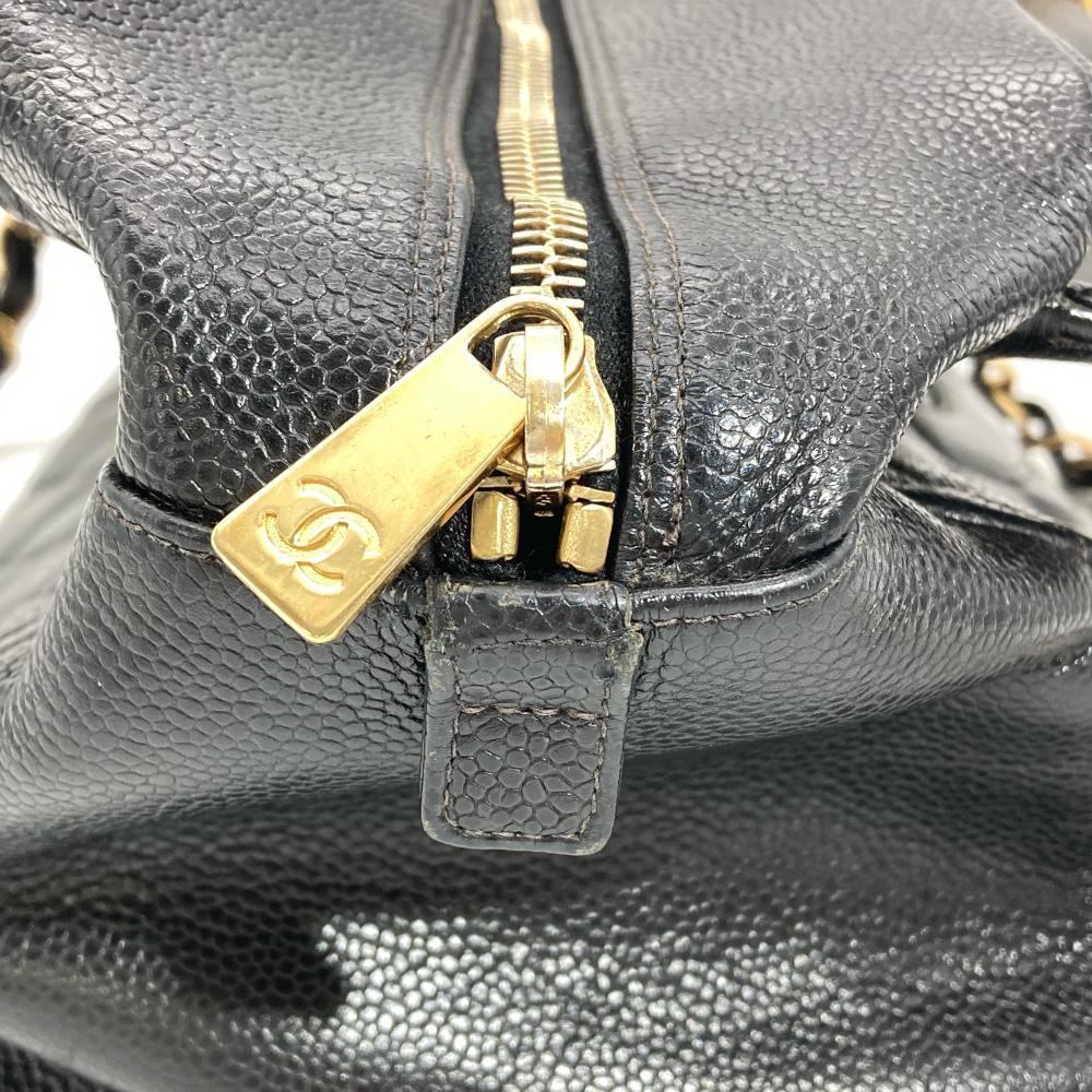 シャネル CHANEL マトラッセ キャビアスキン チェーン ショルダー