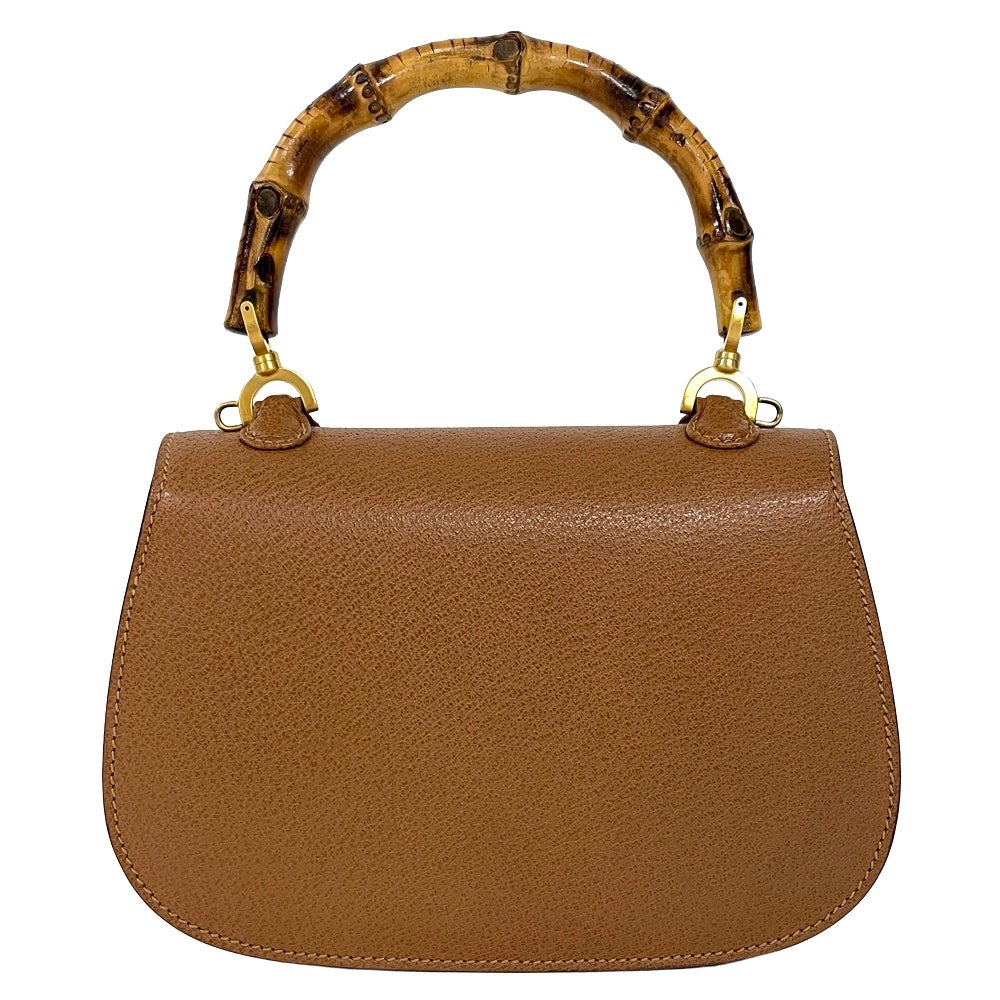 グッチ GUCCI バンブー ハンドバッグ レザー 000 1014 0188 0【中古