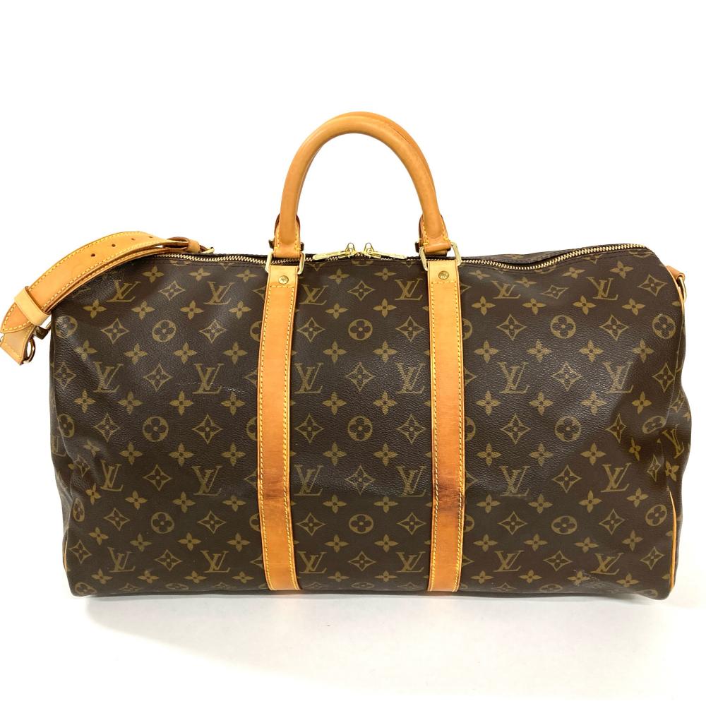 ルイヴィトン LOUIS VUITTON キーポル 50 バンドリエール ボストン