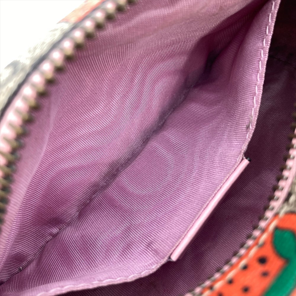グッチ GUCCI GGスプリーム ポーチ PVC 576217 ストロベリーモチーフ