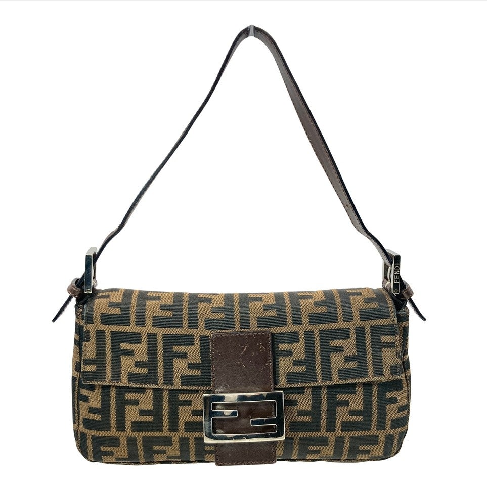 FENDIフェンディマンマバケットズッカ柄ショルダーバッグ　注⚠️ ストラップ欠品 フェンディ FENDI ズッカ柄 マンマバケット ショルダーバッグ
