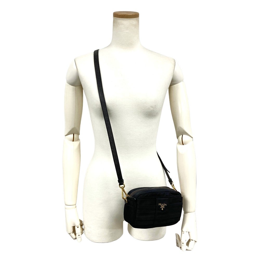 プラダ PRADA リボンモチーフ ミニ ショルダーバッグ ナイロン BP0166