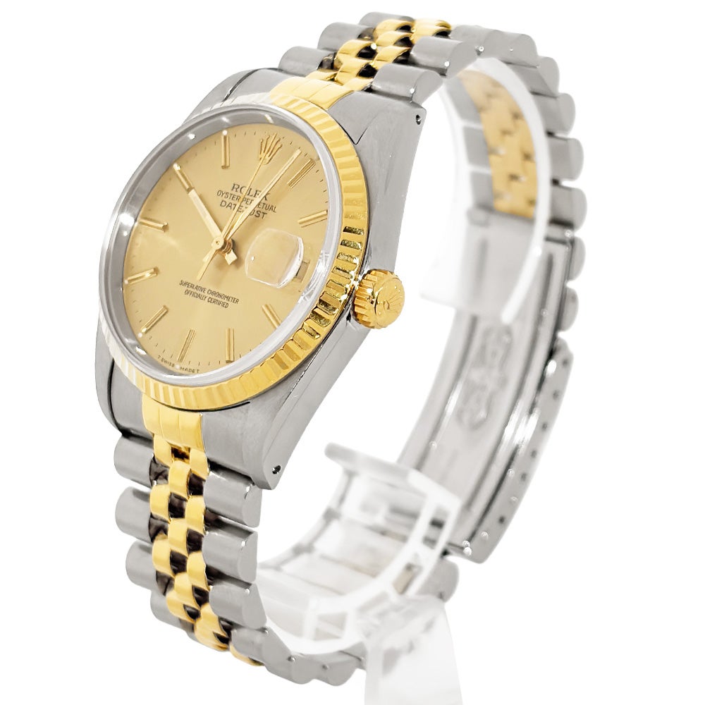ロレックス ROLEX 16233 デイトジャスト E番 腕時計 シャンパン文字盤