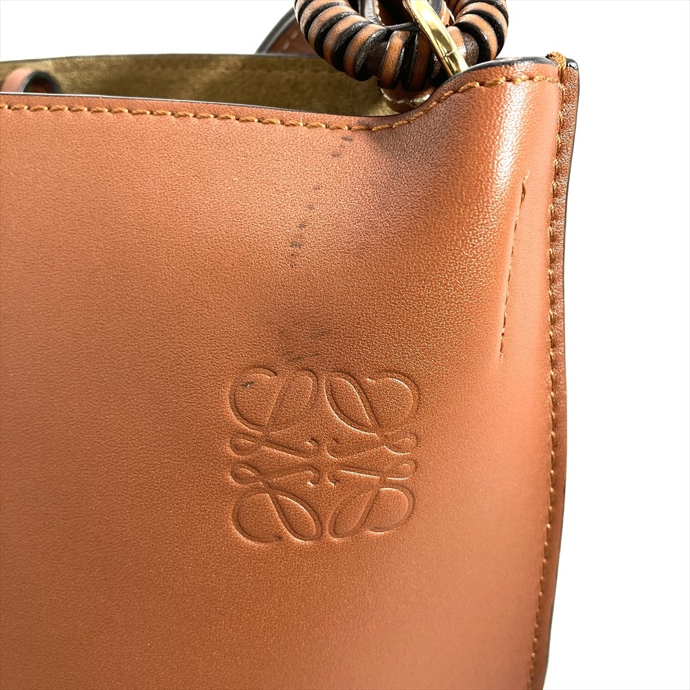 ロエベ LOEWE ゲートバケット ショルダーバッグ カーフスキン 329.56