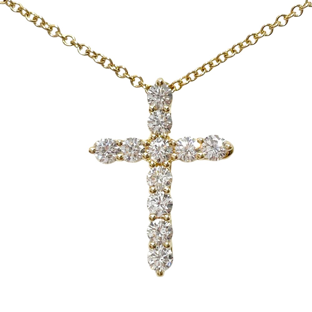 ティファニー Tiffany&Co. スモール クロス ネックレス ダイヤモンド