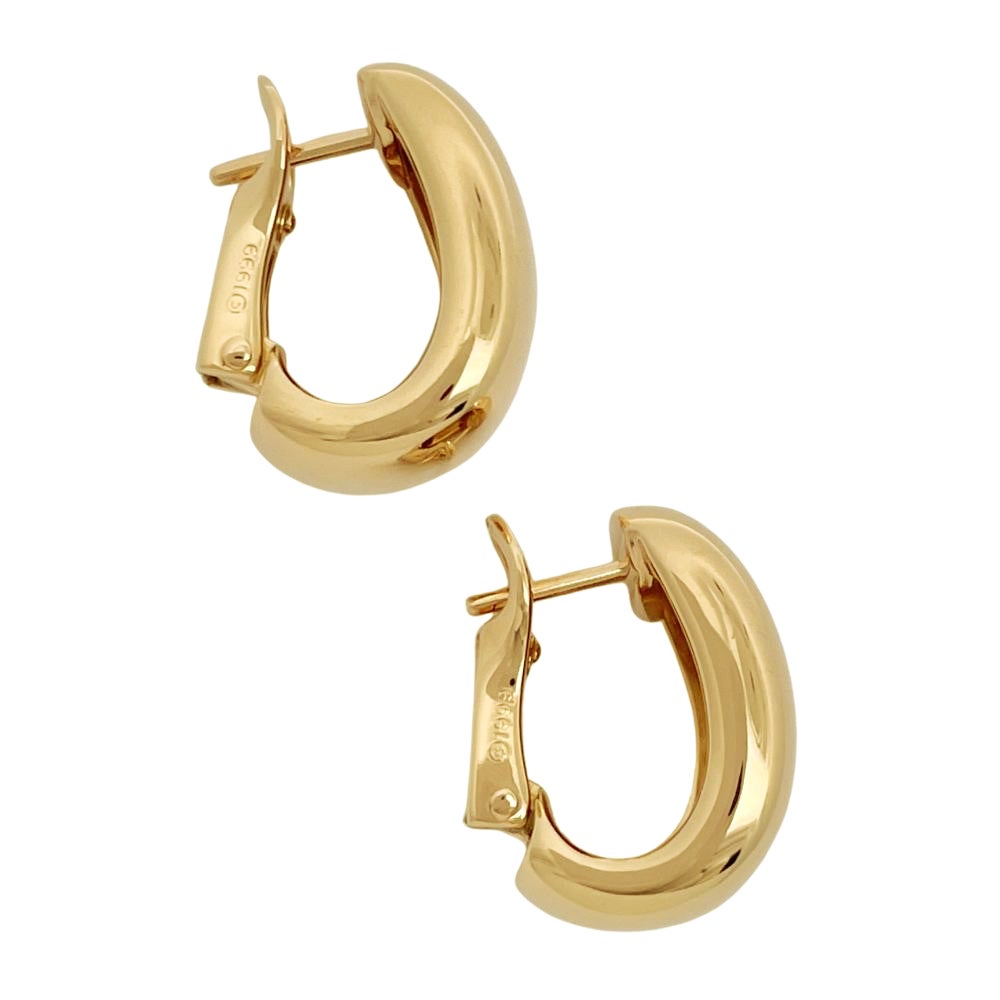 カルティエ Cartier ヌーベルバーグ ピアス K18YG 12.0g イエロー