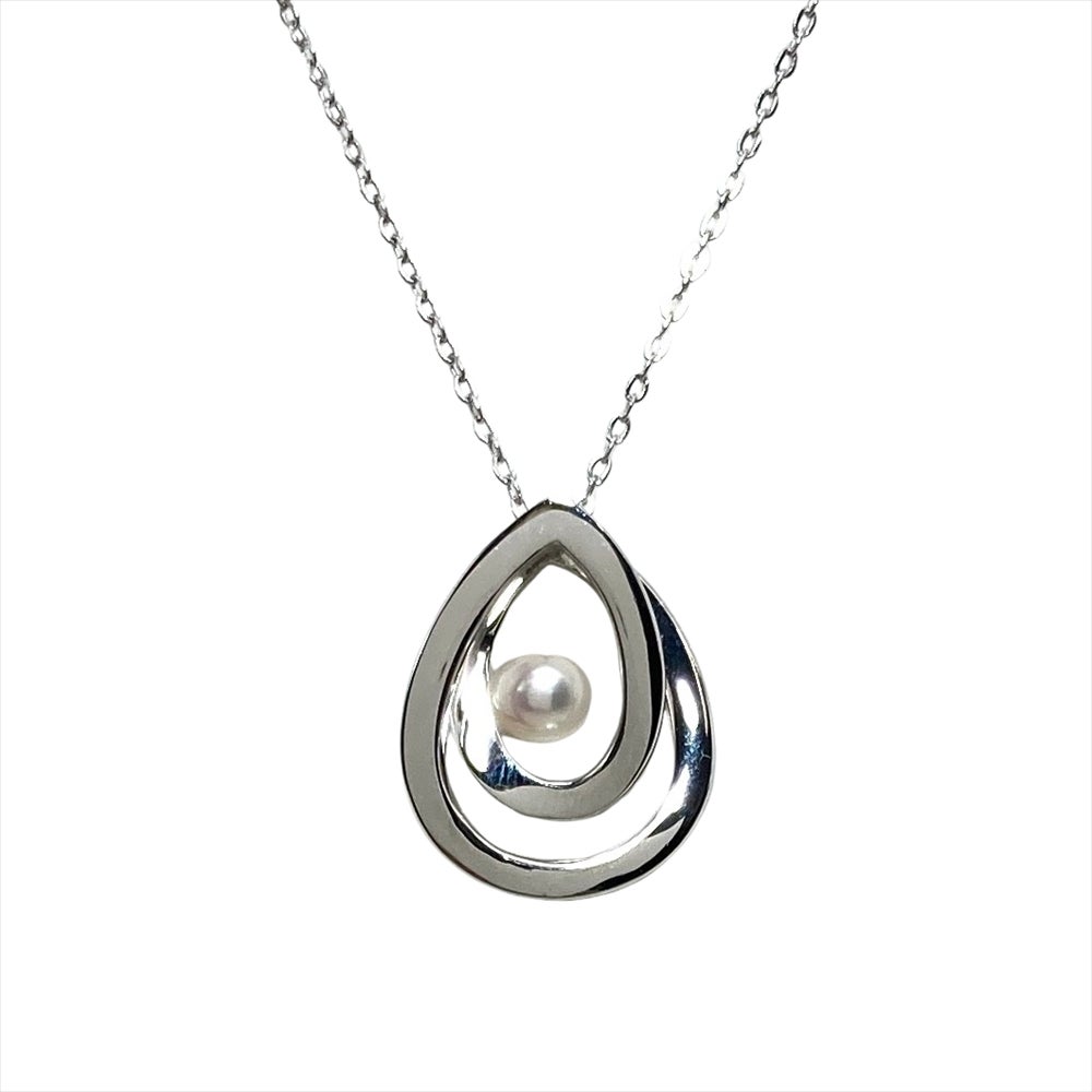 ミキモト MIKIMOTO ペルリータ パール 5.5mm ネックレス シルバー 5.9g