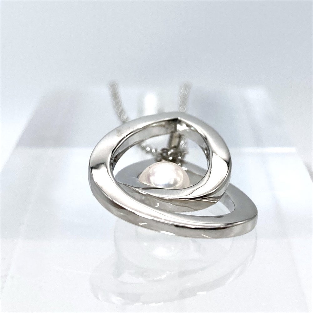 ミキモト MIKIMOTO ペルリータ パール 5.5mm ネックレス シルバー 5.9g