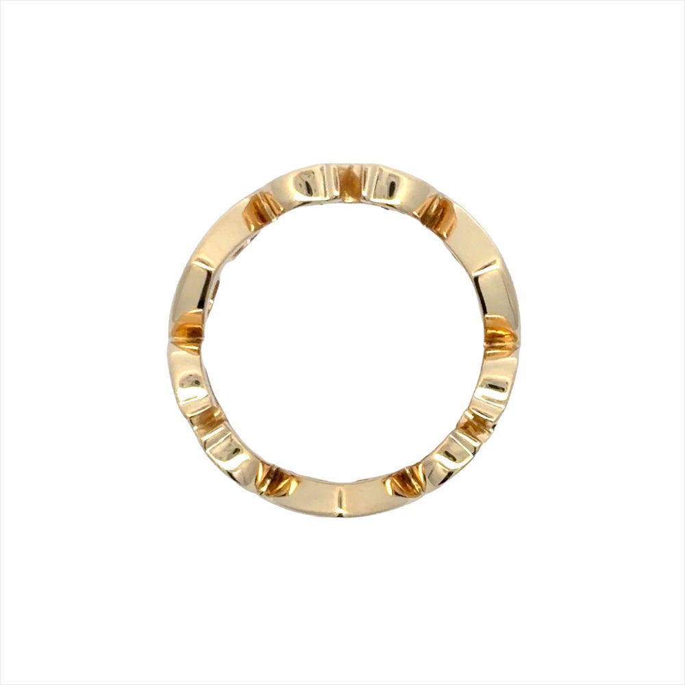 カルティエ Cartier Cハート リング 指輪 #49 K18YG 6.4g イエロー
