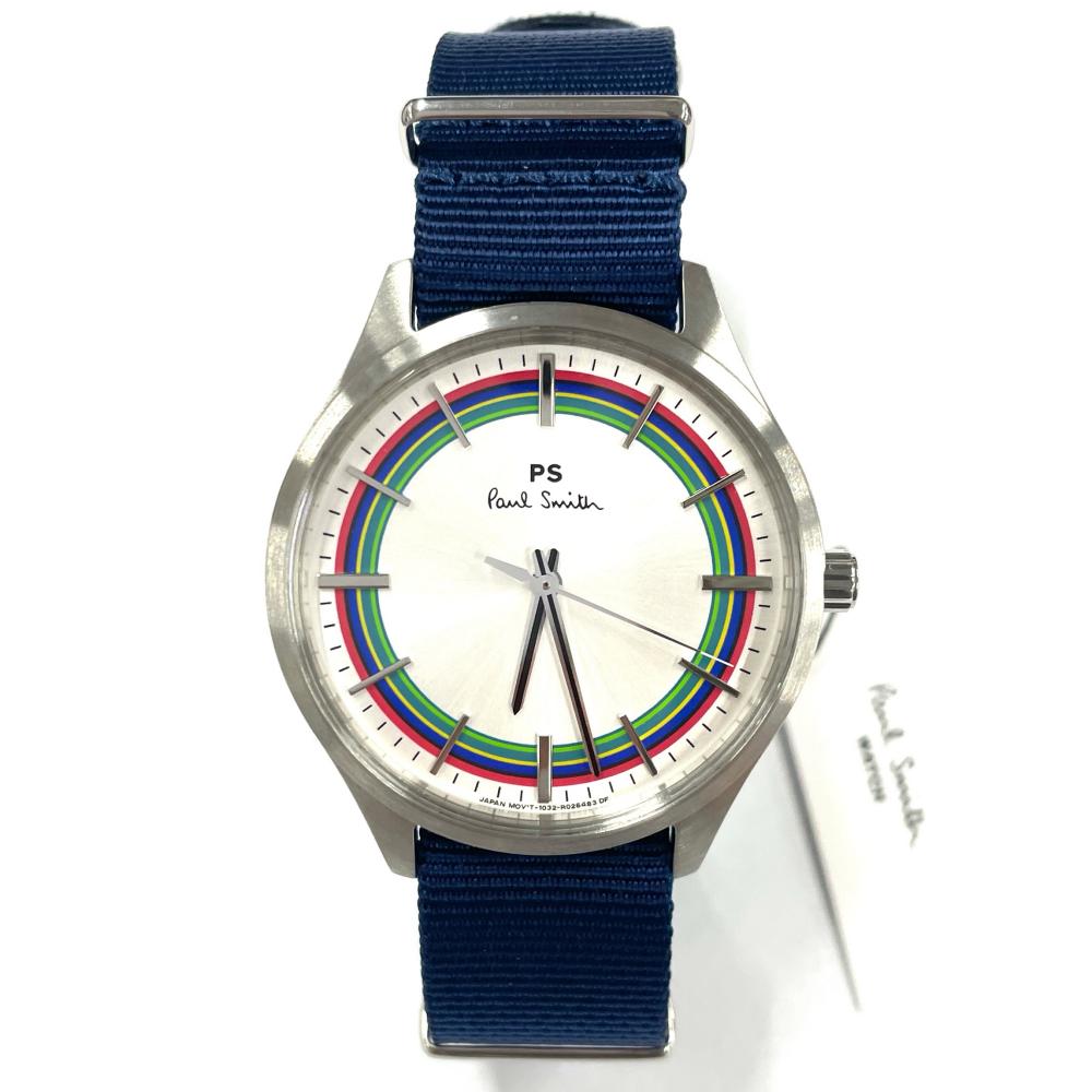 ポール スミス Paul Smith BT2-815-90 腕時計 シルバー文字盤 稼働品