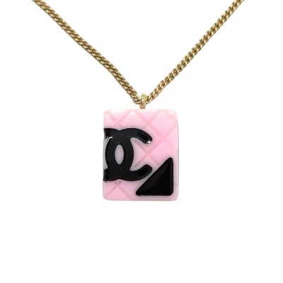 シャネル CHANEL カンボンライン 05C ココマーク ネックレス GPg 