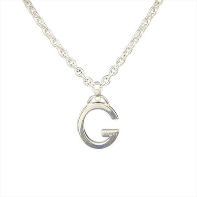 グッチ GUCCI Gモチーフ ネックレス SV925 19.4g シルバー ユニ 
