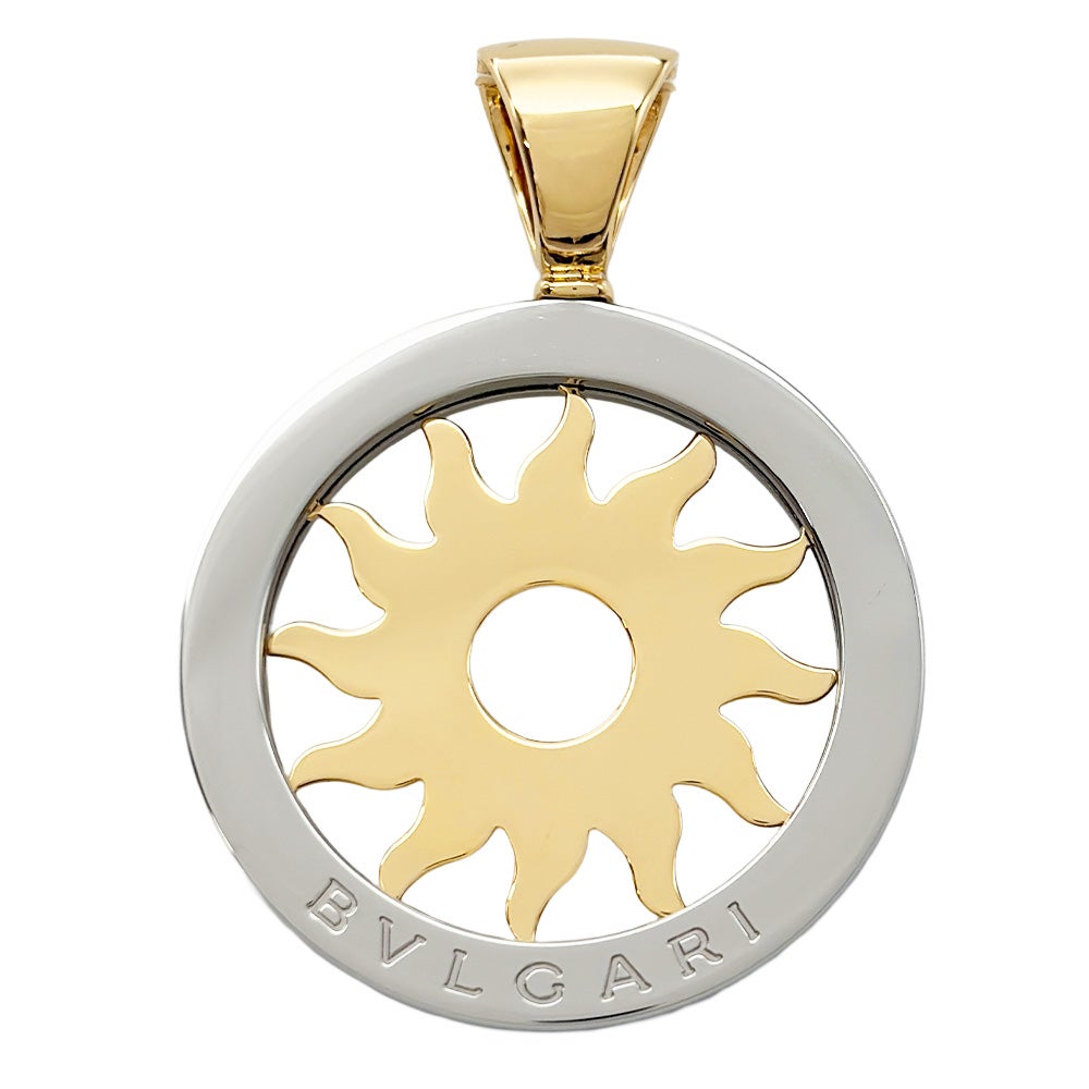 ブルガリ BVLGARI トンド サン ペンダントトップ K18YG 11.4g
