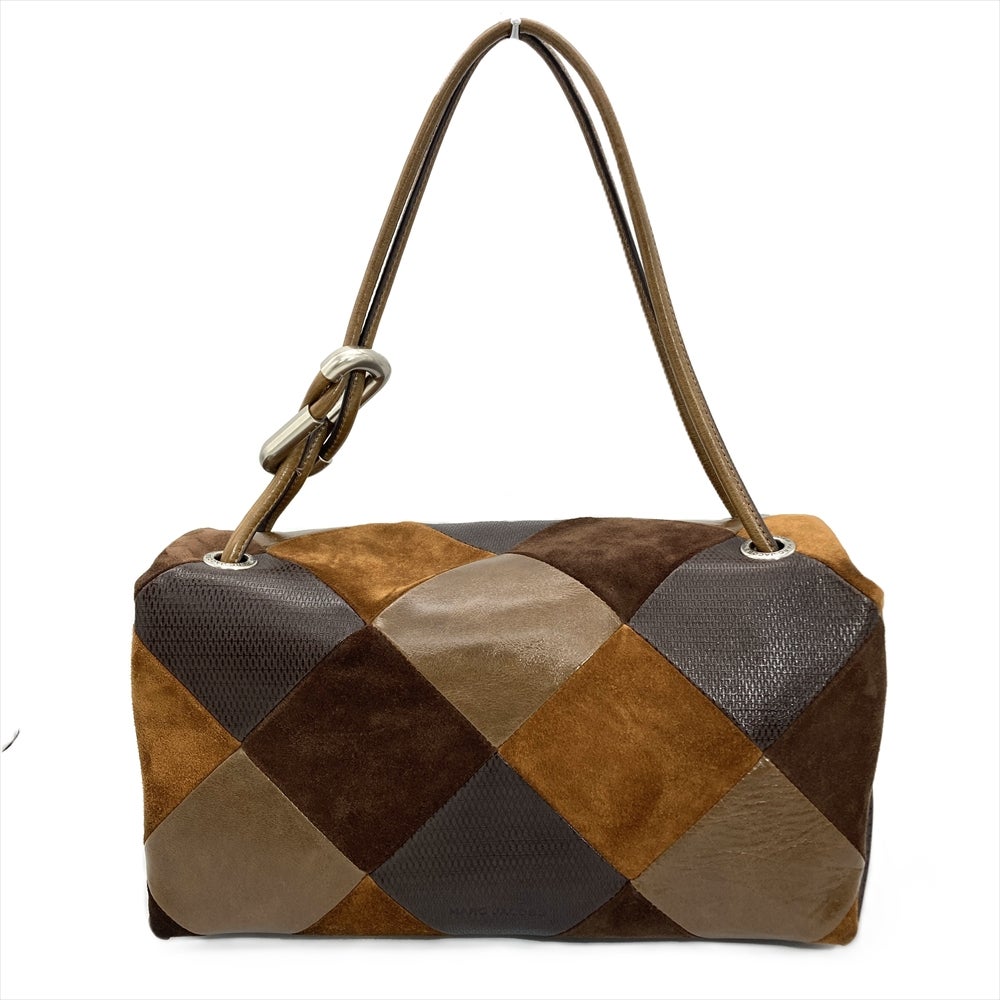 マークジェイコブス MARC JACOBS スエード パッチワーク デュアル