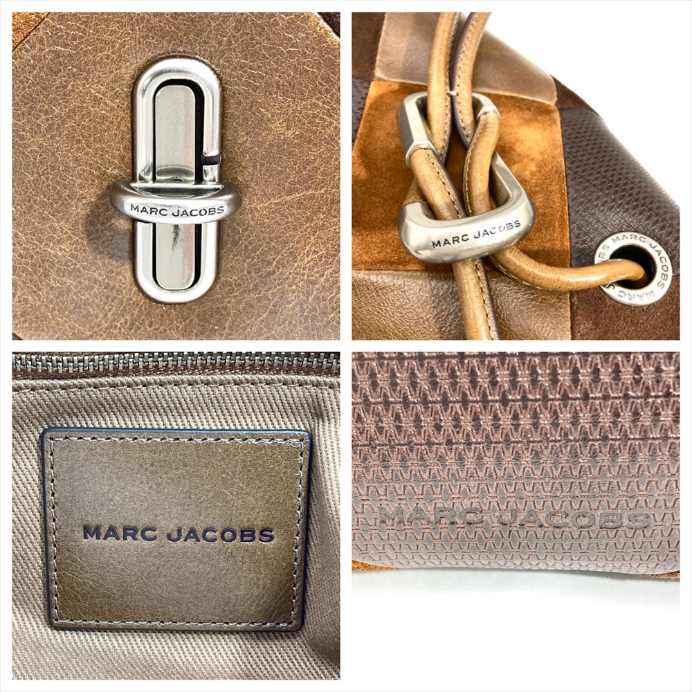 マークジェイコブス MARC JACOBS スエード パッチワーク デュアル