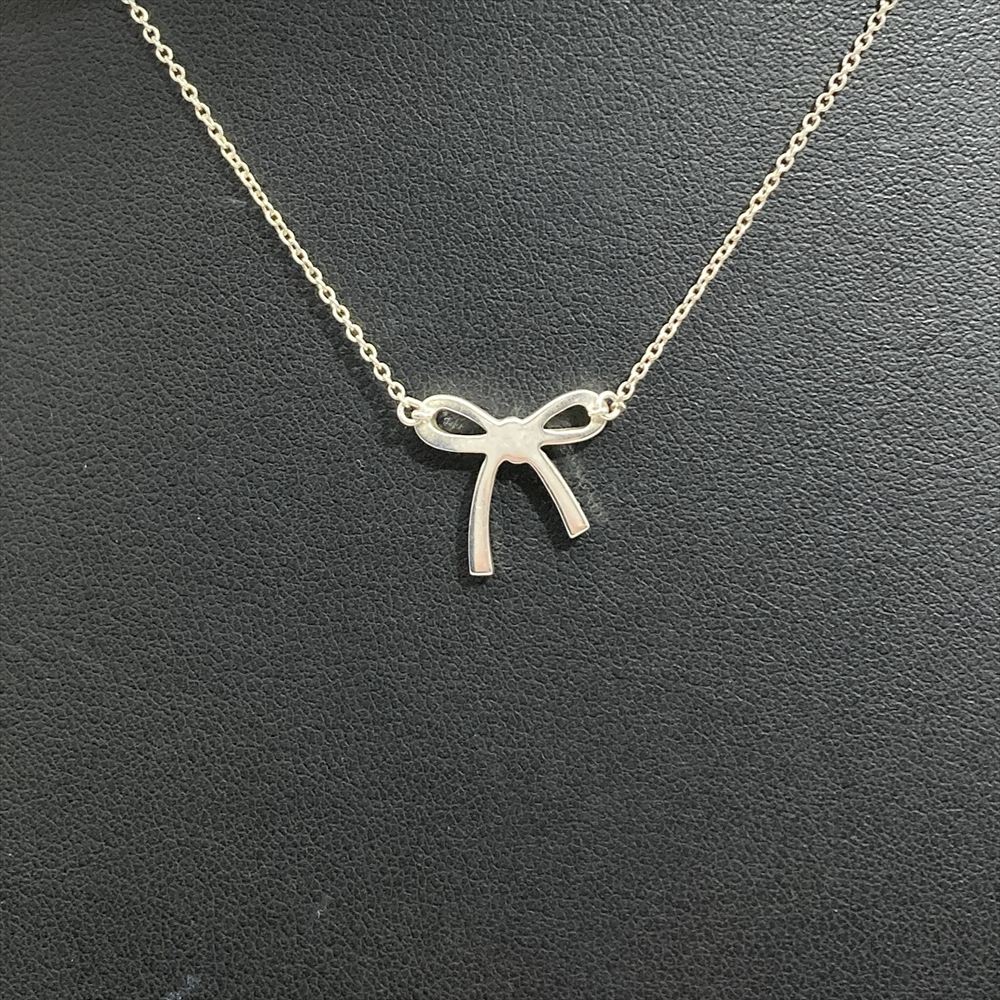 ティファニー Tiffany&Co. ボウ リボンモチーフ ネックレス SV925 2.1g