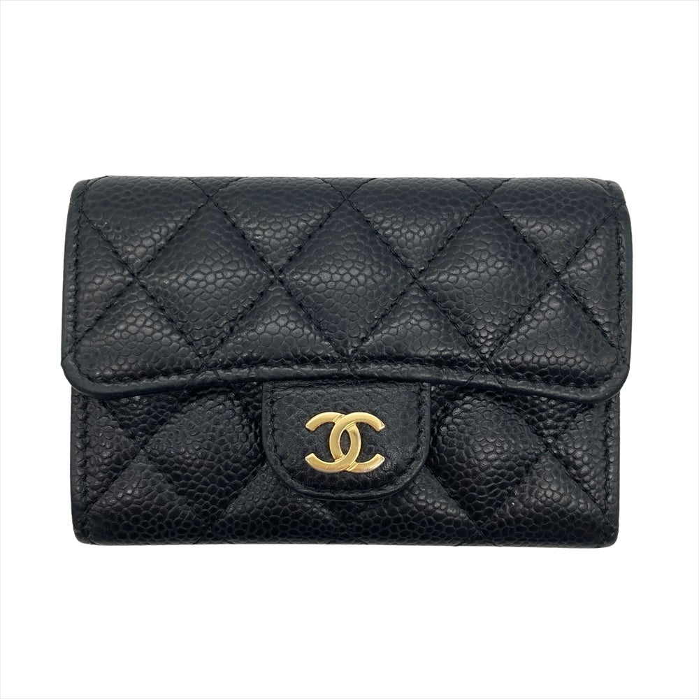 シャネル CHANEL ココマーク カンボンライン 長財布 ラムスキン