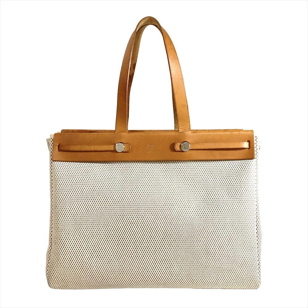 エルメス HERMES エールバッグ カバスGM トートバッグ トワルアッシュ
