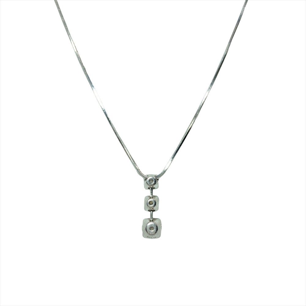 ベリテ VERITE 3連ダイヤ トリロジー ネックレス ダイヤモンド 0.543ct