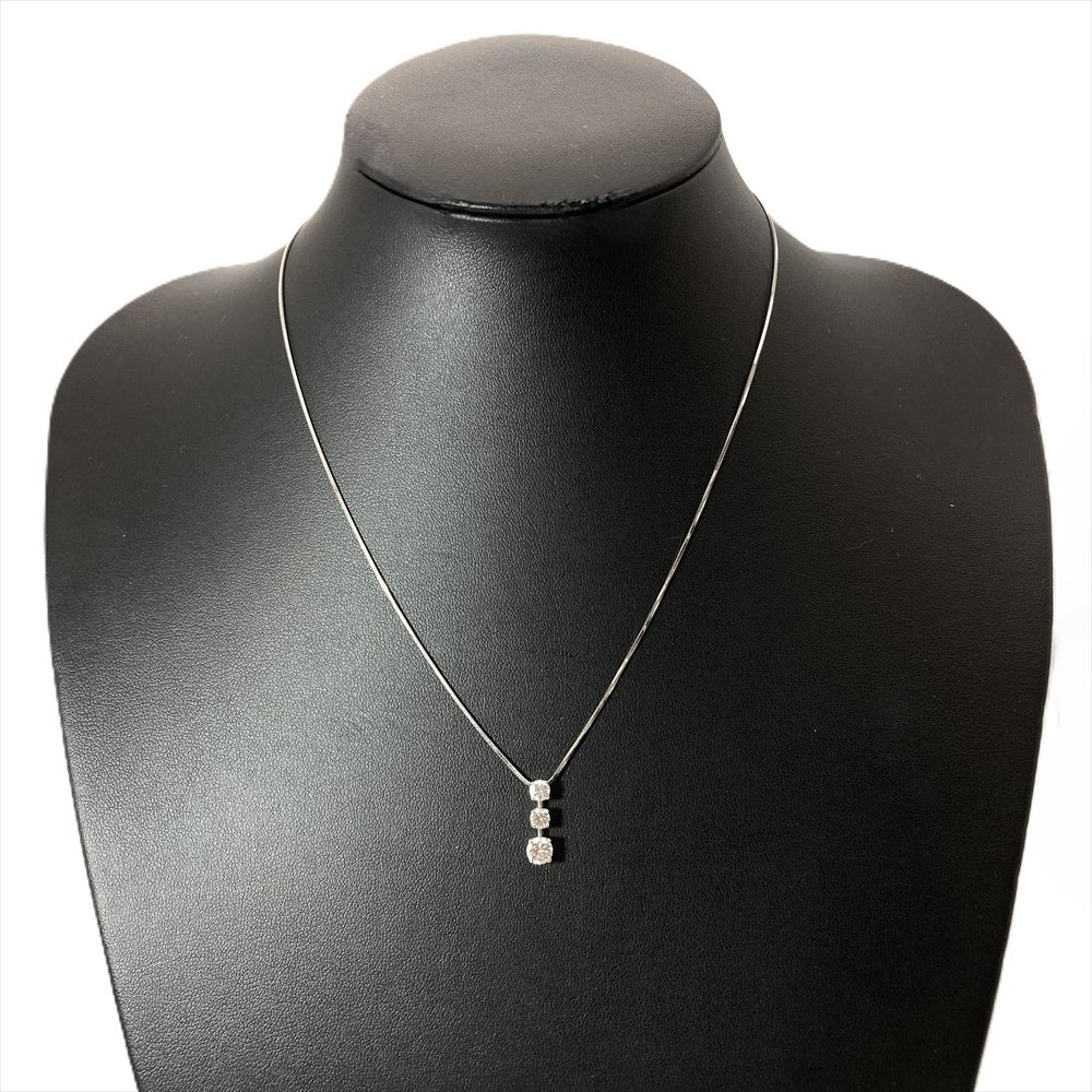 ベリテ VERITE 3連ダイヤ トリロジー ネックレス ダイヤモンド 0.543ct