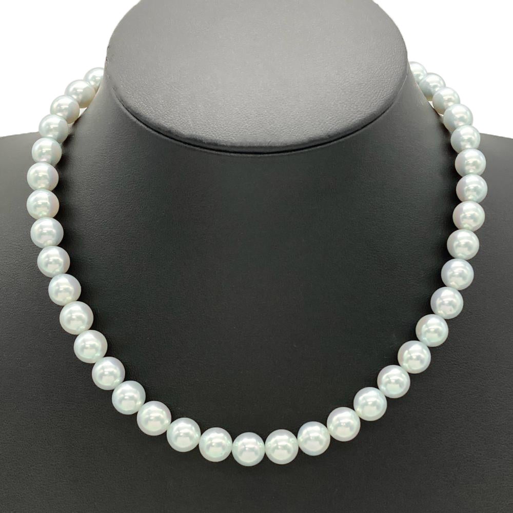 タサキ真珠ネックレス タサキ TASAKI パール 8.5mm-8.9mm ネックレス 43cm SV925 47.8g 真珠