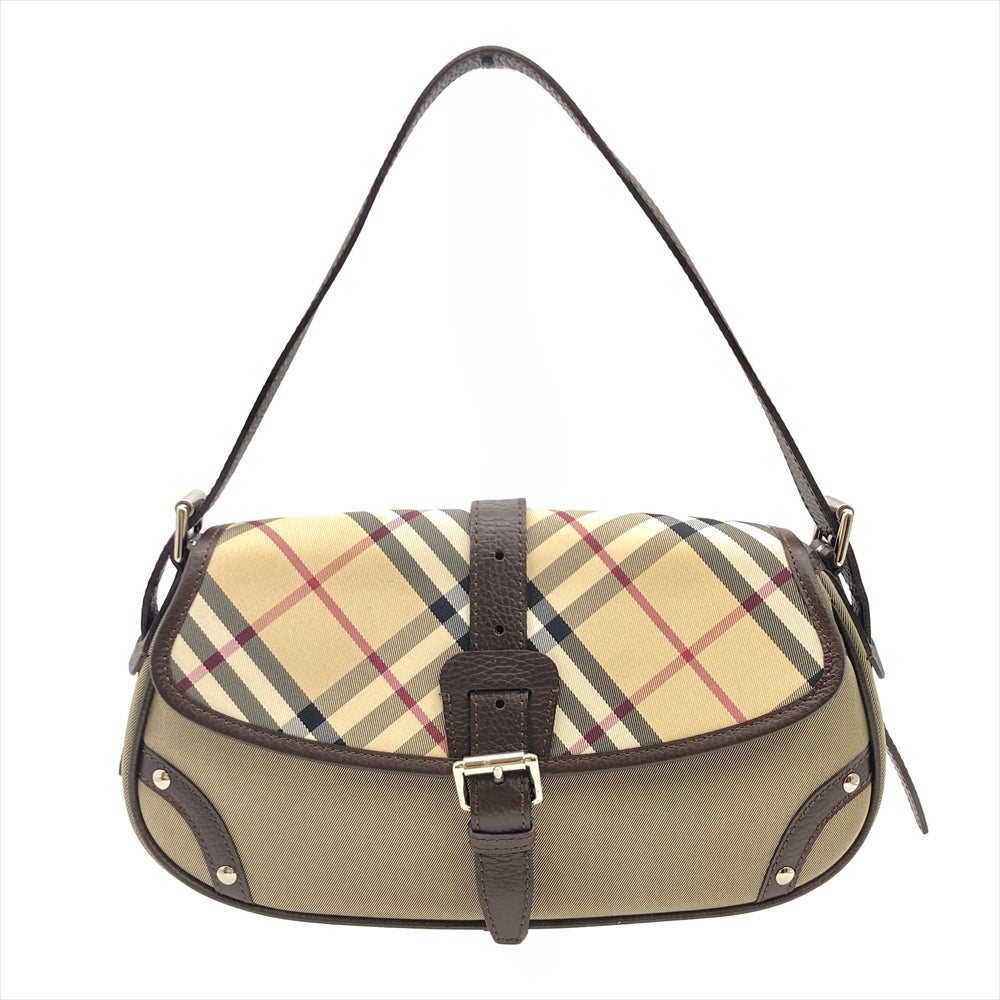 burberry ボストンバッグ ノバチェック キャンバス ベージュ バーバリー BURBERRY ノバチェック ショルダーバッグ キャンバス