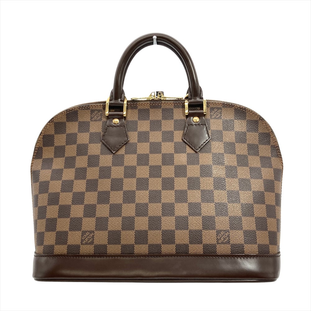 ルイヴィトン LOUIS VUITTON アルマ PM ハンドバッグ ダミエ エベヌ