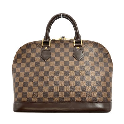 ルイヴィトン LOUIS VUITTON アルマ PM ハンドバッグ ダミエ エベヌ 