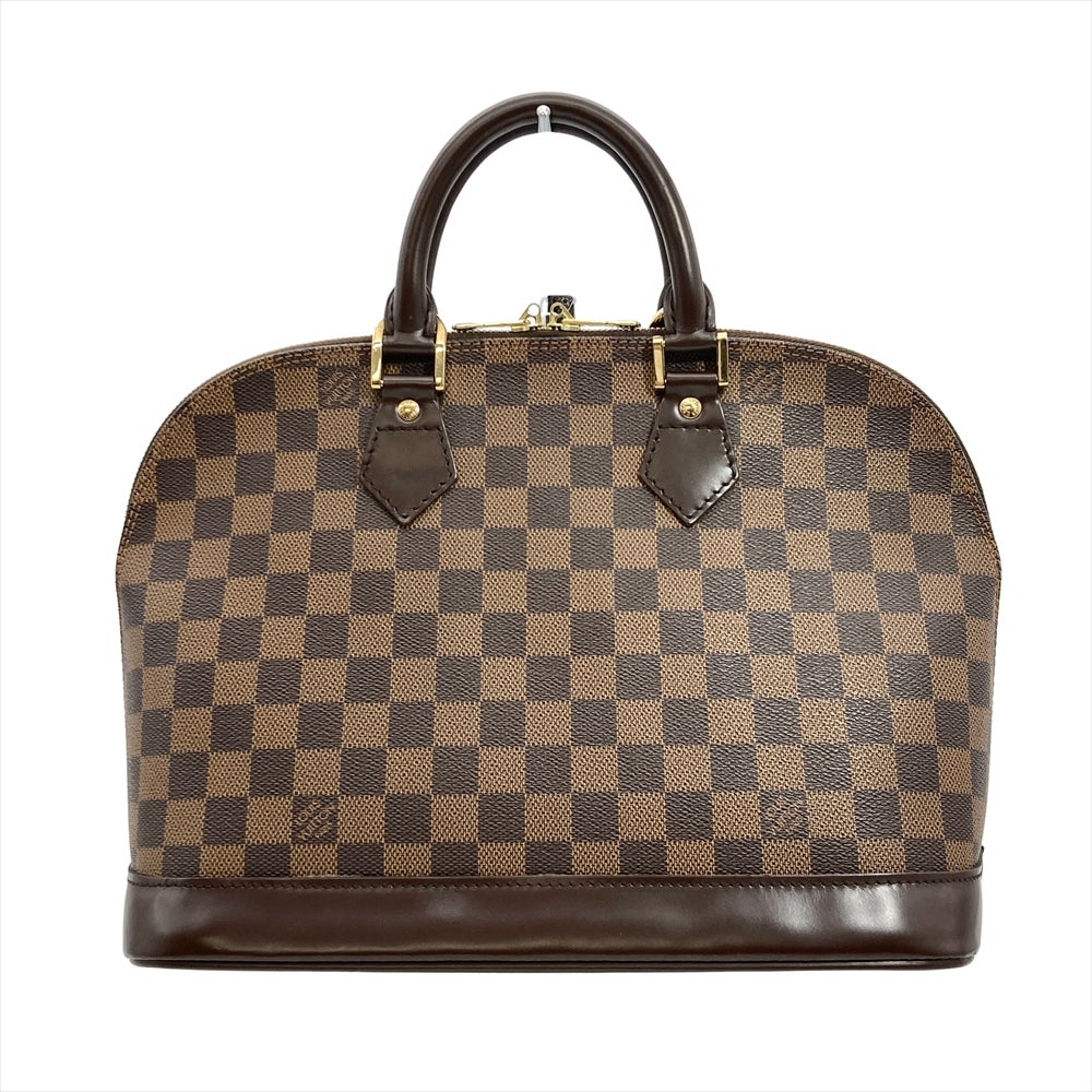 ルイヴィトン LOUIS VUITTON アルマ PM ハンドバッグ ダミエ エベヌ