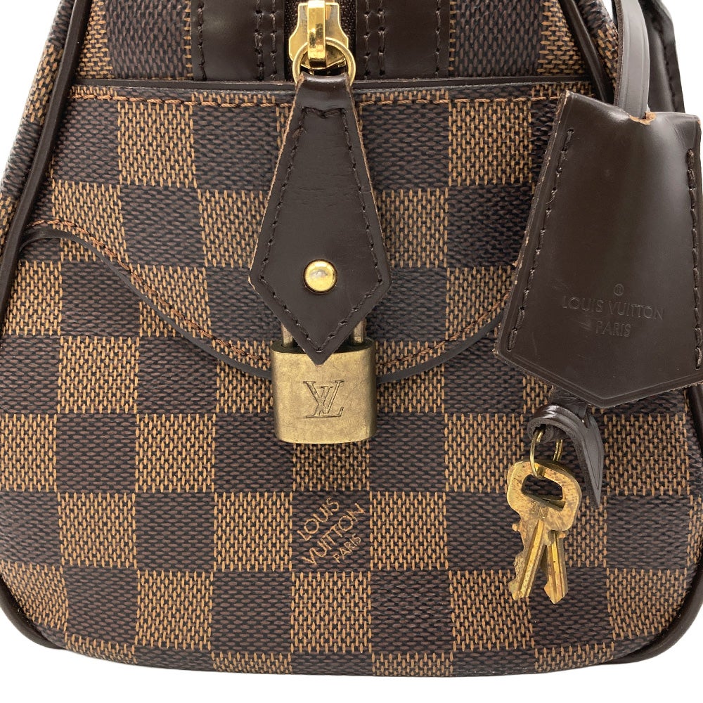 ルイヴィトン LOUIS VUITTON ドゥオモ ハンドバッグ ダミエ エベヌ