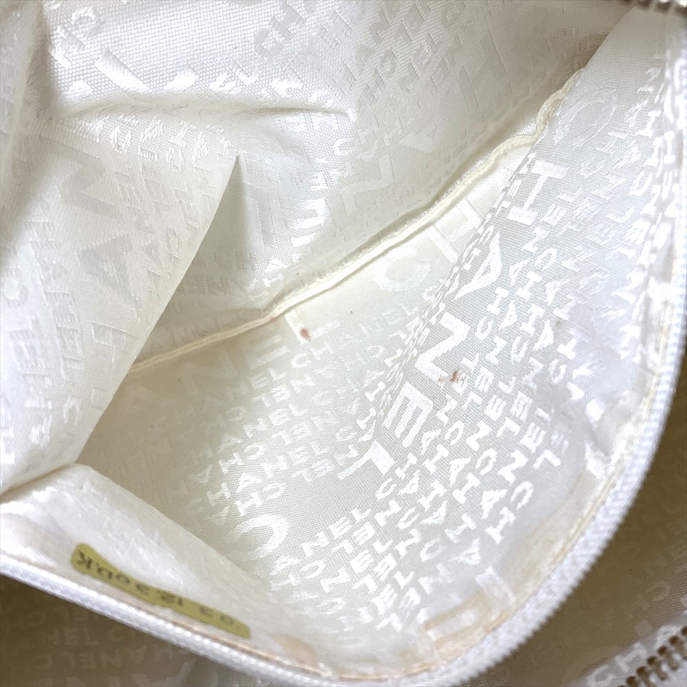シャネル CHANEL マシュマロバッグ トートバッグ キャンバス ホワイト